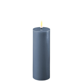 Deluxe Homeart Ice Blue LED Candle 7,5 x 15 cm