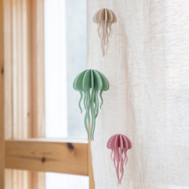 Lovi Jellyfish houten kaart - Medium - diverse kleuren