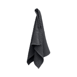 The Organic Company Big Waffle Hand Towel Dark Grey