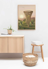 Vissevasse poster Forest Tower - 3 maten