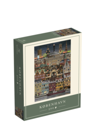 Martin Schwartz puzzel Christmas in København - 500 pcs