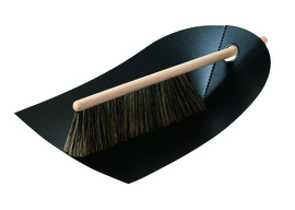 Normann Copenhagen Dustpan and Broom Black