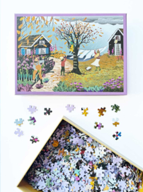 Vissevasse Puzzel Here comes the rain