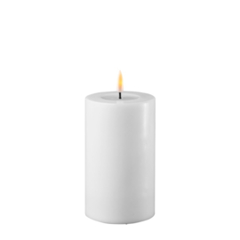 Deluxe Homeart White LED Candle 7,5 x 12,5 cm