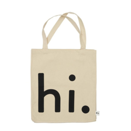 Design Letters Hi. Tote Bag