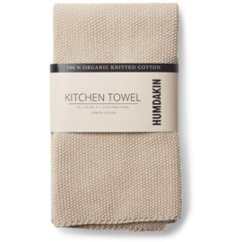 Humdakin Light Stone Knitted Kitchen Towel Handdoek