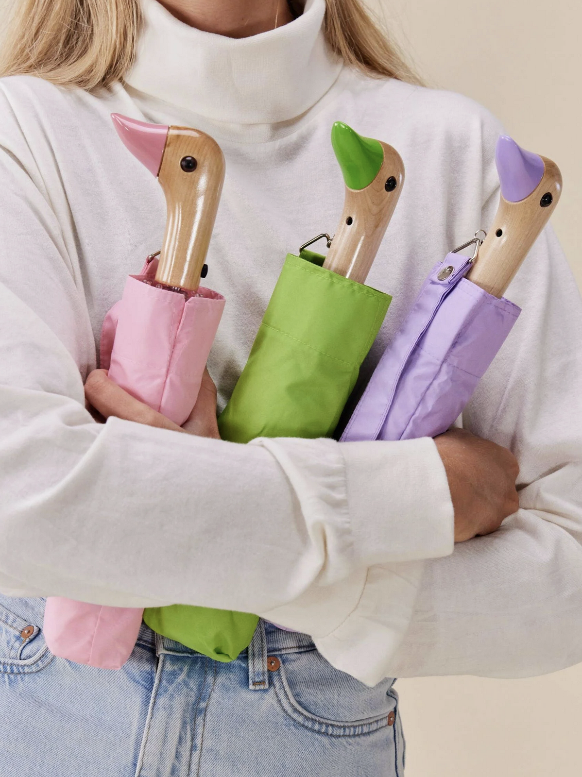 Original Duckhead paraplu Pink