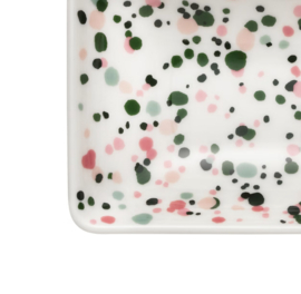 Iittala OTC Helle Pink-Green Plate 7 x 10 cm