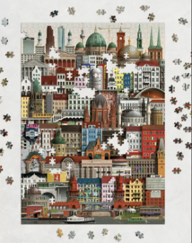 Martin Schwartz puzzel Berlin - 1000 pcs