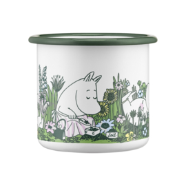 Muurla Moomin emaille mok In the Garden 3,7dl