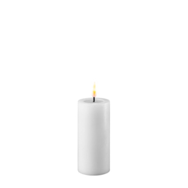 Deluxe Homeart White LED Candle 5 x 10 cm