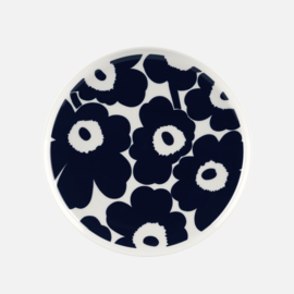 Marimekko Unikko Dark Blue plate 25 cm