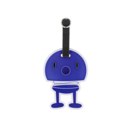 Hoptimist kofferlabel Blue