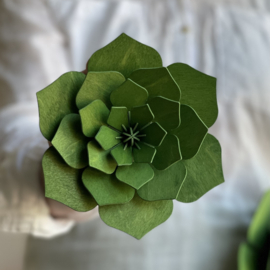Lovi houten Decor Flower - 15 cm - diverse kleuren