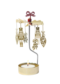 Pluto Design theelicht carrousel Noël Gold