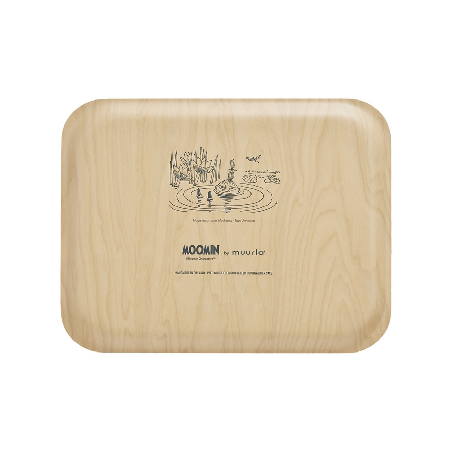 Muurla Moomin tray The Pond 28 x 36 cm