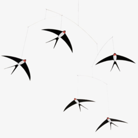 Flensted mobiel Flying Swallows 5 zwaluwen