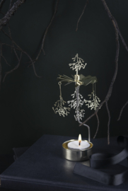 Pluto Design theelicht carrousel Mistletoe Gold