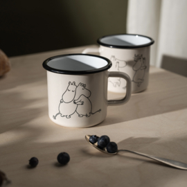 Muurla Moomin emaille mok 80 Years 3,7dl