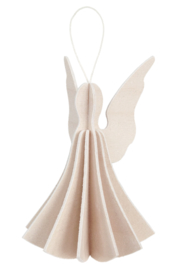Lovi Angel houten engel kaart - Licht berken - 3 maten