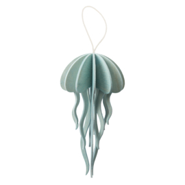 Lovi Jellyfish houten kaart - Medium - diverse kleuren