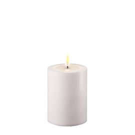 Deluxe Homeart White LED Outdoor Candle 7,5 x 10 cm