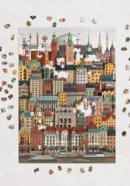 Martin Schwartz puzzel Stockholm - 1000 pcs