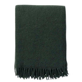 Klippan Plaid wol Gotland Bottle Green