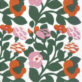 Marimekko Papieren servetten Green Green Orange