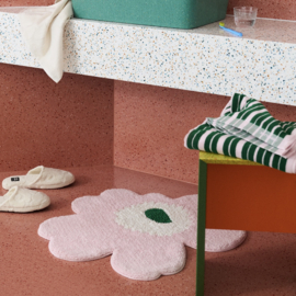 Marimekko Unikko Bath Mat Pink