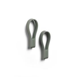 Zone Denmark Loop magnetische handdoekhaken Olive Green