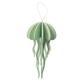 Lovi Jellyfish houten kaart - Medium - diverse kleuren