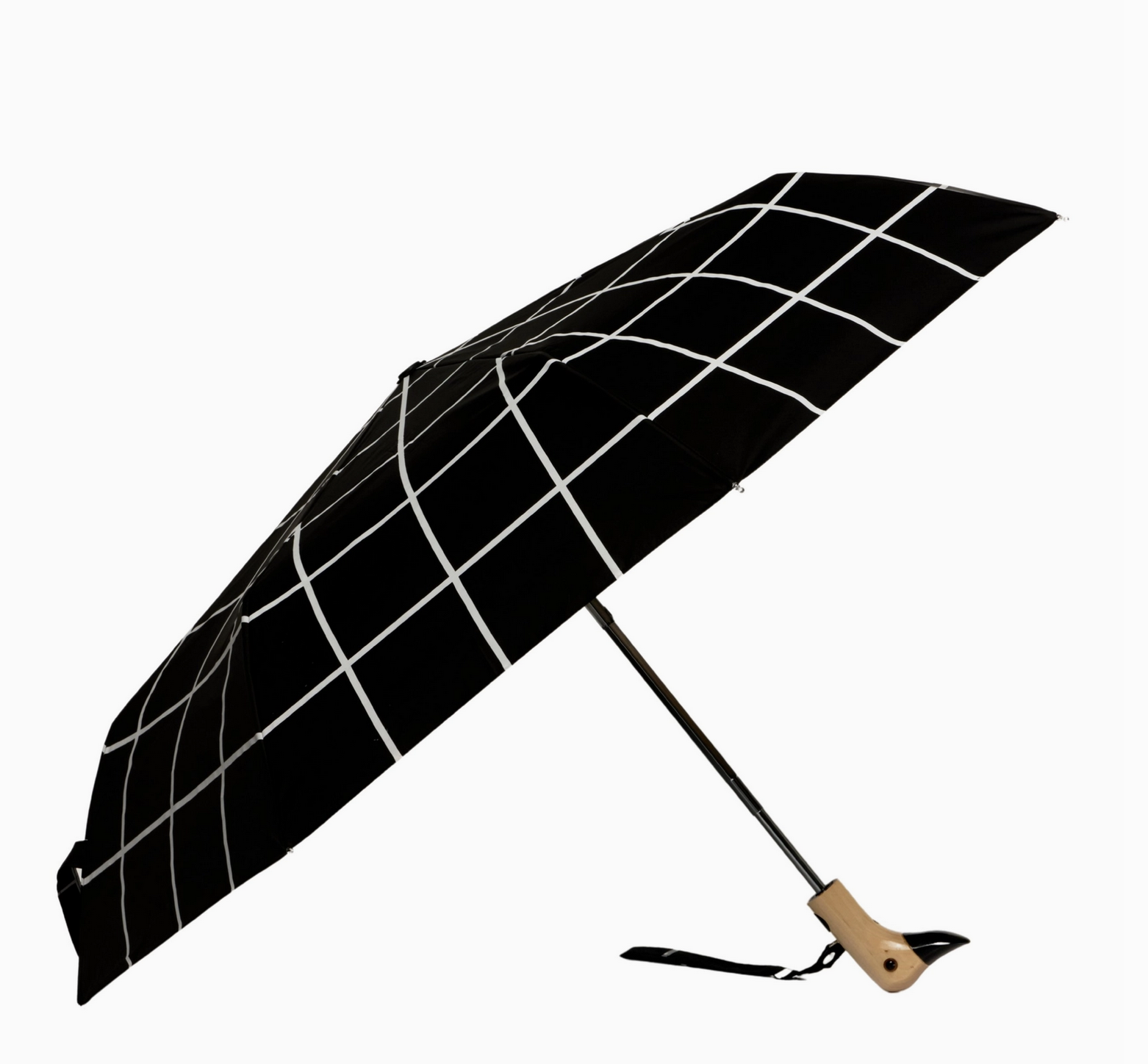 Original Duckhead paraplu Black Grid