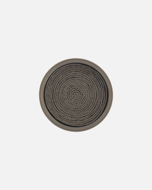 Marimekko Siirtolapuutarha Terra Black plate 13,5 cm