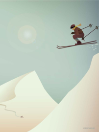 Vissevasse poster Skiing