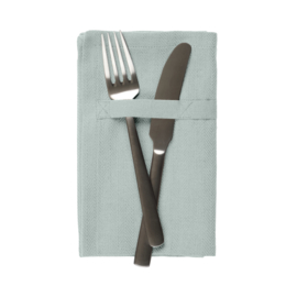 The Organic Company Dinner Napkin set Dusty Mint