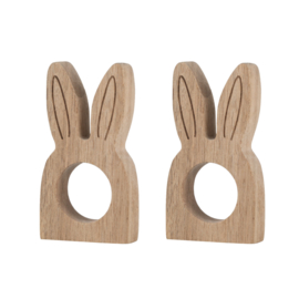 Räder houten Bunny set S/2