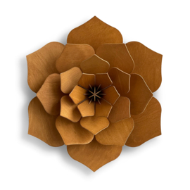 Lovi houten Decor Flower - 15 cm - diverse kleuren