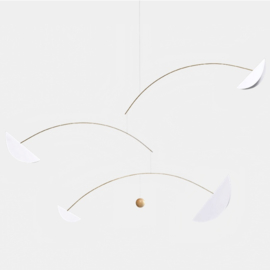 Flensted mobiel Life and Thread wit/zwart