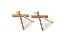 Normann Copenhagen Sticks Hooks Oak