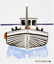 Kattinatt Fishing Boat Zweedse vaatdoek