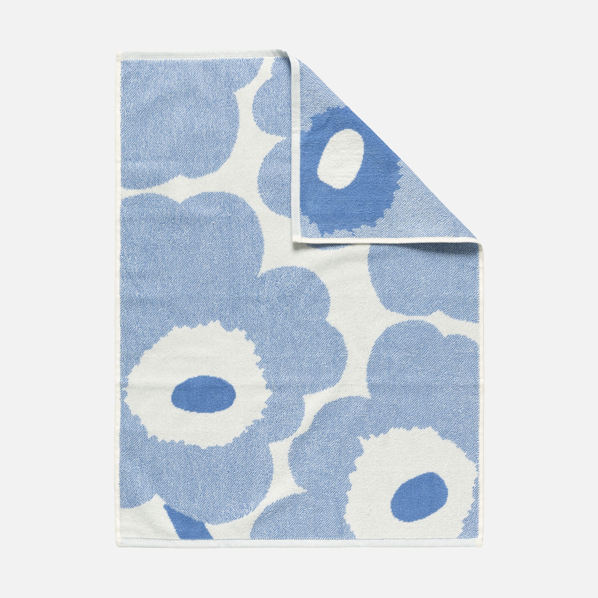 Marimekko Unikko Blue Hand Towel 50 x 70 cm