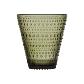 Iittala Kastehelmi Glass 30cl mosgroen