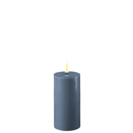 Deluxe Homeart Ice Blue LED Candle 5 x 10 cm