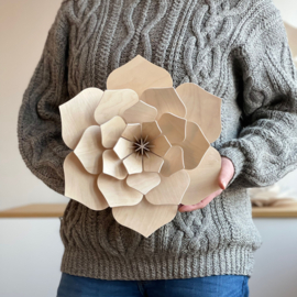 Lovi houten Decor Flower - 34 cm - diverse kleuren