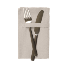 The Organic Company Dinner Napkin set Stone