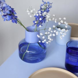 Design Letters Generous vase medium Blue