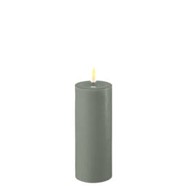 Deluxe Homeart Salvie Green LED Candle 5 x 12,5 cm