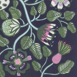 Marimekko Papieren servetten Tiara Blue small