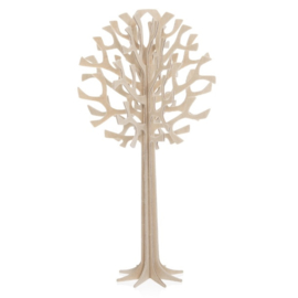 Lovi Tree houten boom kaart - 16,5 cm - diverse kleuren